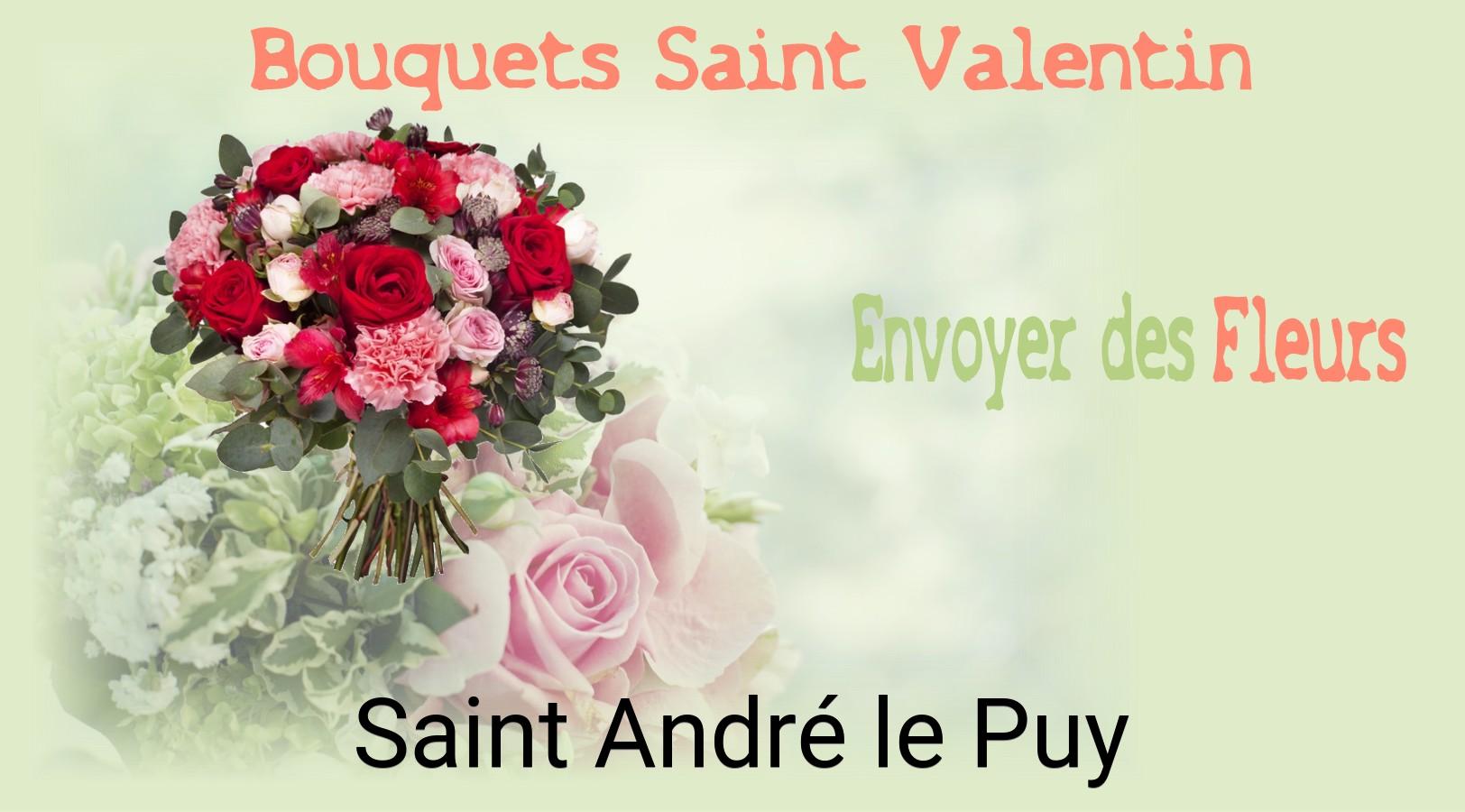 Roses de Saint-Valentin livrées à Saint-André-le-Puy